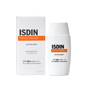 ضد آفتاب اکتیو یونیفای بی رنگ ایزدینISDIN ACTIVE UNIFY SPF50